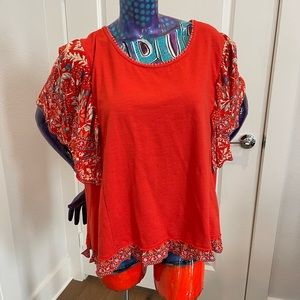 True Luxe Mixed Media Tee